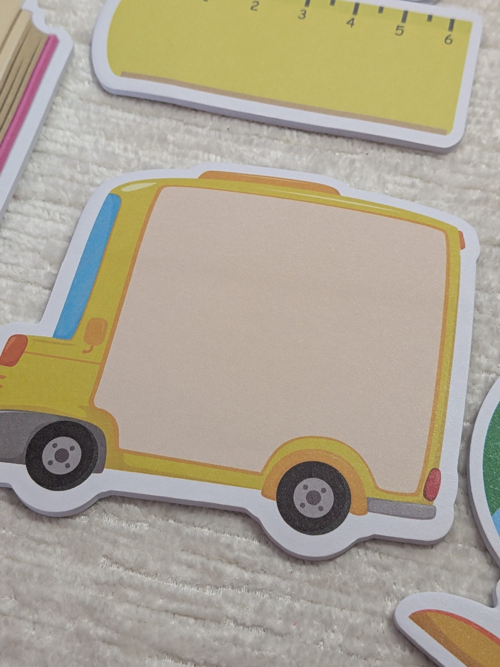 Notepads School-Themed Set Of 9 - Colorful Classroom Icons Each Pad 20 Sheets - Picture 4 of 12